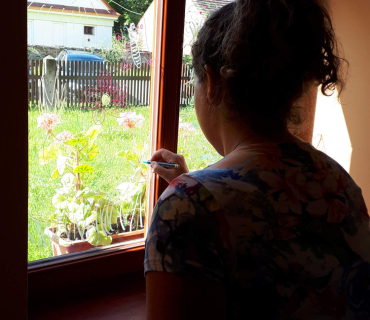 23.6.2020 - tvoření na závěrečný Dvoreček