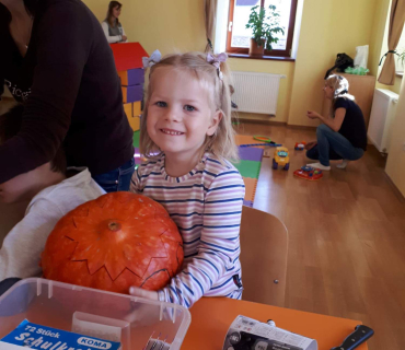 Dvoreček 30.10.2018 - příprava na strašidélkovou noc