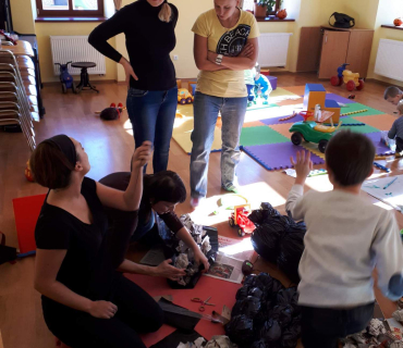 Dvoreček 30.10.2018 - příprava na strašidélkovou noc