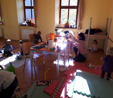 Dvoreček 30.10.2018 - příprava na strašidélkovou noc