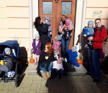 Dvoreček 30.10.2018 - příprava na strašidélkovou noc