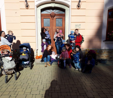 Dvoreček 30.10.2018 - příprava na strašidélkovou noc