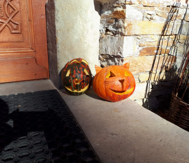 Dvoreček 30.10.2018 - příprava na strašidélkovou noc