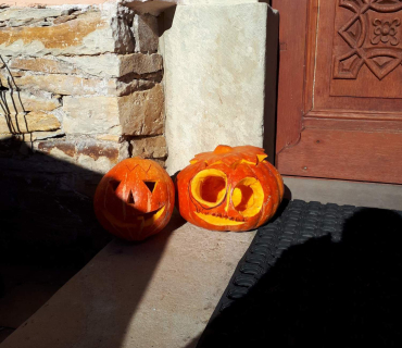 Dvoreček 30.10.2018 - příprava na strašidélkovou noc