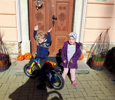 Dvoreček 30.10.2018 - příprava na strašidélkovou noc