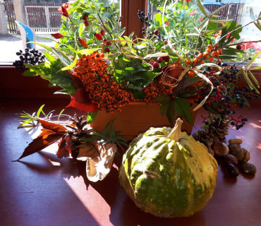 Dvoreček 25.9.2018 - Podzimní výzdoba