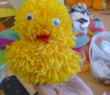 Dvoreček 19.3.2018 tvoření na jarmárek