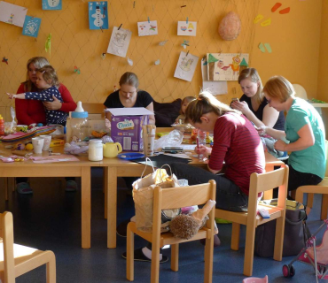 Dvoreček 27.2.2018 tvoření na jarmark