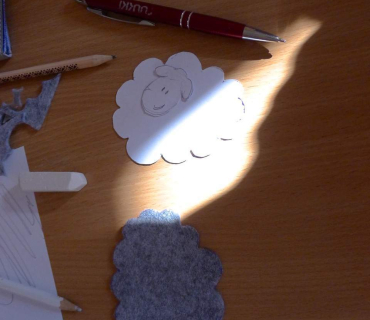 Dvoreček 27.2.2018 tvoření na jarmark