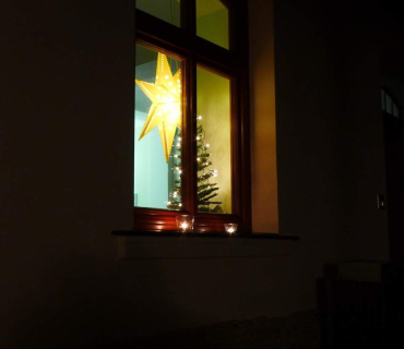 Dvoreček 29.11.2017 průvod světýlek