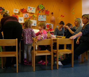 Dvoreček 21.11. tvoření věnců a lapačů snů