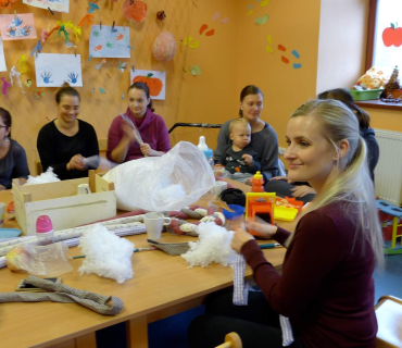 Dvoreček 14.11.2017 tvoření věnců