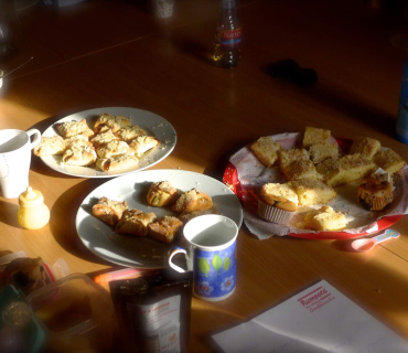 Dvoreček 7.11. pečení koláčů