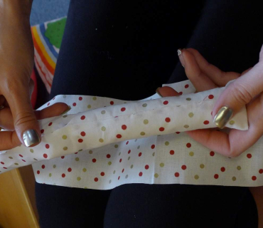 Dvoreček 24.10.2017 tvoření věnce