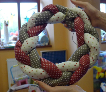 Dvoreček 24.10.2017 tvoření věnce