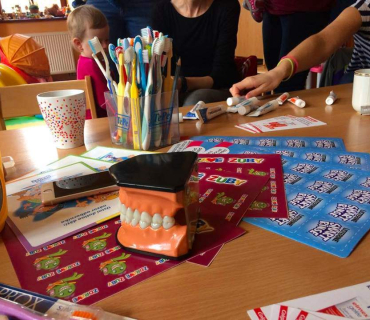 Dvoreček 18.4.2017 - Návštěva zubní dentistky
