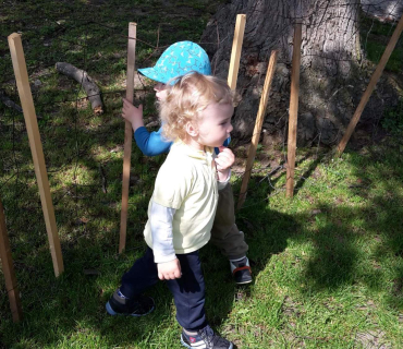 Dvoreček 16.5.2017 - Návštěva k myslivcům a na ovečky