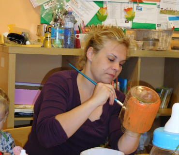 Dvoreček 5.4.2017 - Jarmareční vyrábění