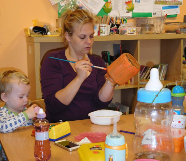 Dvoreček 5.4.2017 - Jarmareční vyrábění