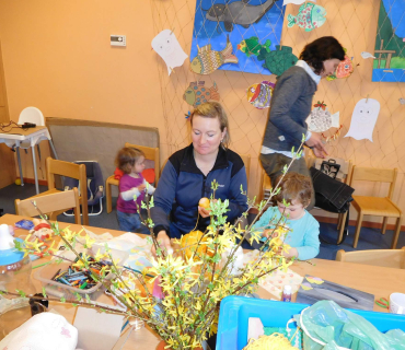 Dvoreček 5.4.2017 - Jarmareční vyrábění