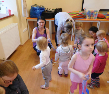 Dvoreček 7.3.2017 - Cvičeníčko s Markétou