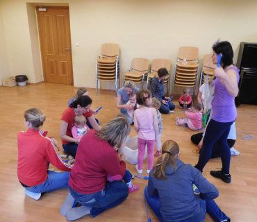 Dvoreček 7.3.2017 - Cvičeníčko s Markétou