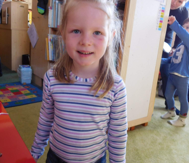 Dvoreček 14.2.2017 - Valentýnská návštěva knihovny