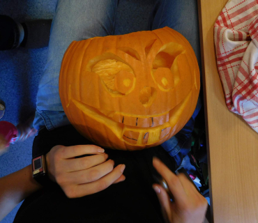 Dvoreček 25.10.2016 - Dýňové vyrábění