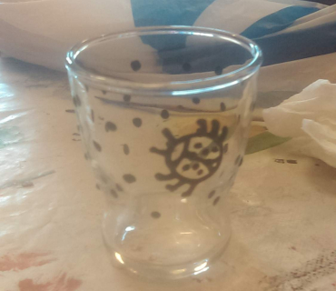 Dvoreček 20.10.2015 Kreslení na sklo