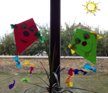 Dvoreček 29.9.2015 Podzimní výzdoba oken