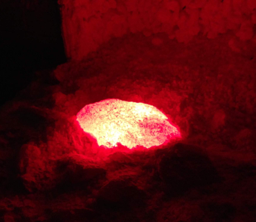 Dvoreček 18.8.2015 v solné jeskyni