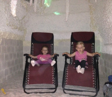 Dvoreček 18.8.2015 v solné jeskyni