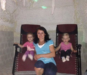 Dvoreček 18.8.2015 v solné jeskyni