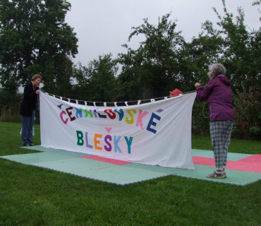 Vystoupení Černilovských Blešek a Blech na Semonickém ořechobraní 7. 9. 2019