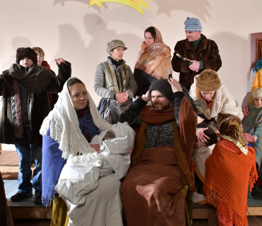 ŽIvý Betlém u KSD 1.12. 2017