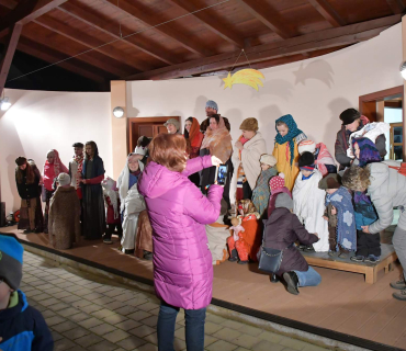 ŽIvý Betlém u KSD 1.12. 2017