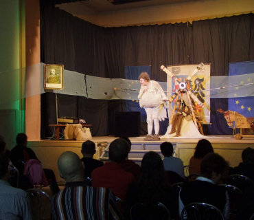 Divadelní představení Don Quijote de la Ancha Sokolovna Černilov 11.10.2014