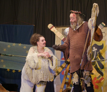 Divadelní představení Don Quijote de la Ancha Sokolovna Černilov 11.10.2014