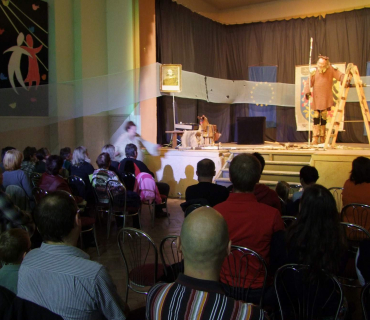 Divadelní představení Don Quijote de la Ancha Sokolovna Černilov 11.10.2014