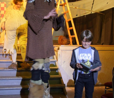 Divadelní představení Don Quijote de la Ancha Sokolovna Černilov 11.10.2014