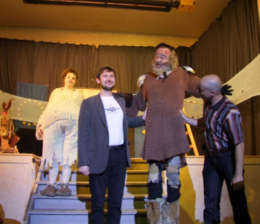 Divadelní představení Don Quijote de la Ancha Sokolovna Černilov 11.10.2014