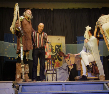 Divadelní představení Don Quijote de la Ancha Sokolovna Černilov 11.10.2014