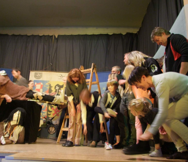 Divadelní představení Don Quijote de la Ancha Sokolovna Černilov 11.10.2014