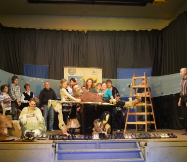 Divadelní představení Don Quijote de la Ancha Sokolovna Černilov 11.10.2014