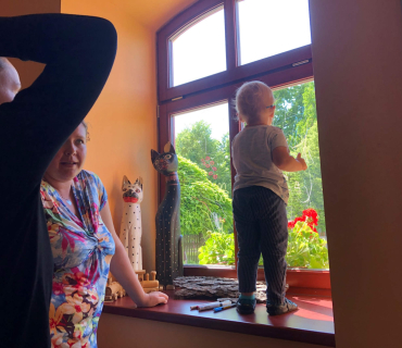 23.6.2020 - tvoření na závěrečný Dvoreček