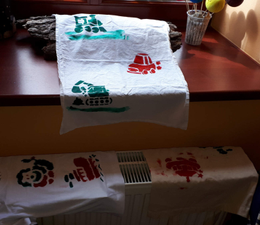 2.6.2020 - Malujeme na textil