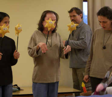 Předvánoční pohádky - loutkové soubory Blechy a Maminy Jaroměř - KSD Černilov 16.12.2012 