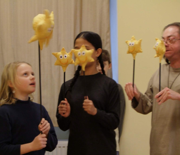 Předvánoční pohádky - loutkové soubory Blechy a Maminy Jaroměř - KSD Černilov 16.12.2012 