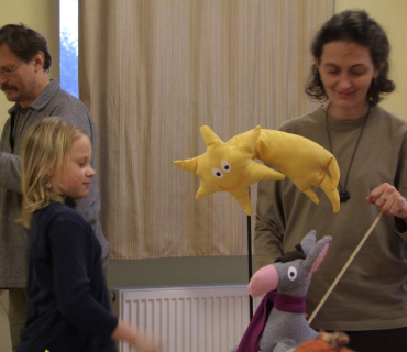 Předvánoční pohádky - loutkové soubory Blechy a Maminy Jaroměř - KSD Černilov 16.12.2012 