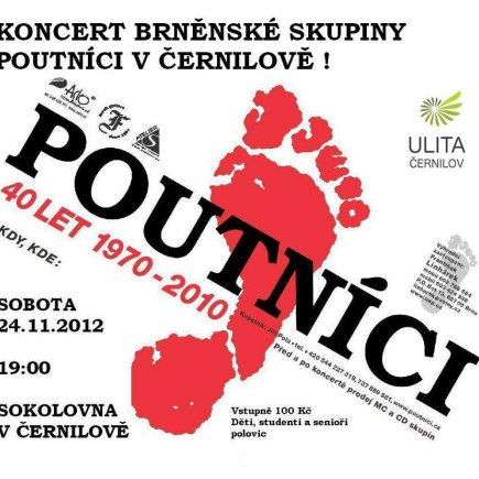 Koncert Poutníků černilovská sokolovna 24.11.2012